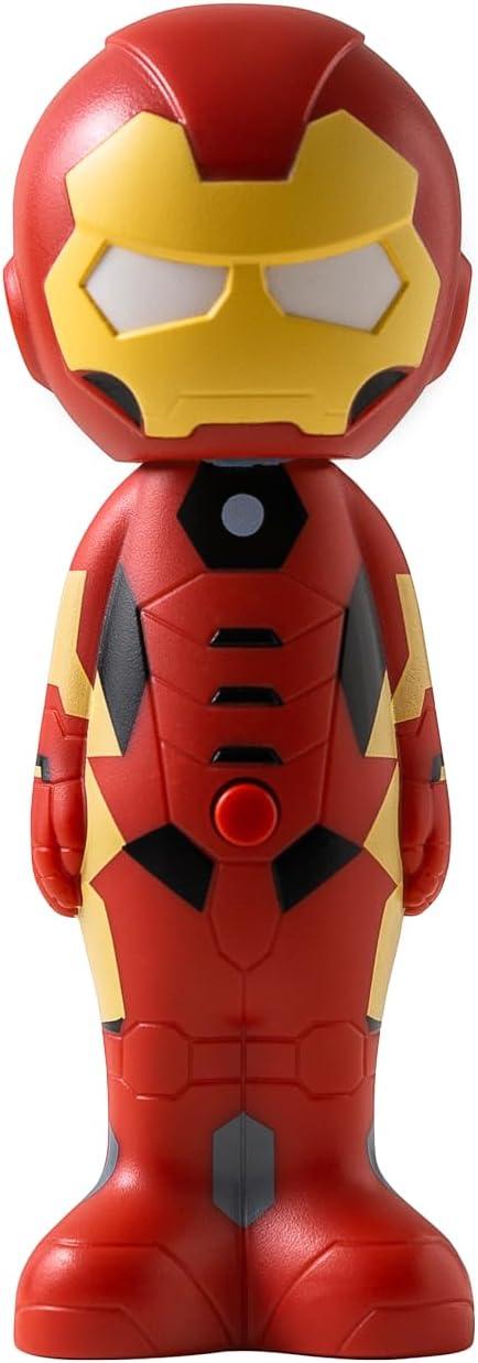 image:imageBrush Buddies Marvel Iron Man Kids Toothbrush Soft Rounded Bristles Poppin Fun Superhero Toothbrush Cover