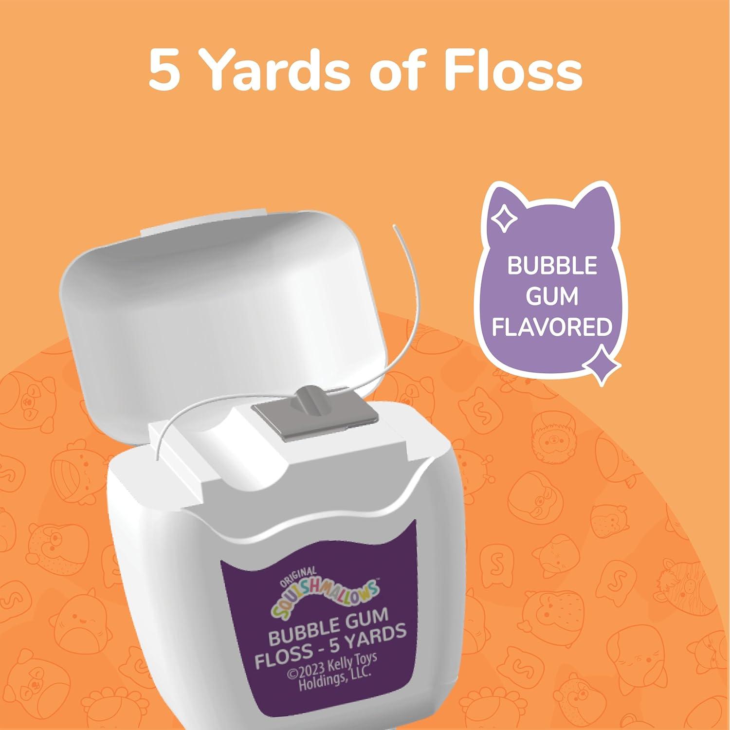 image:imageBrush Buddies Squishmallows Toothbrush Travel Kit Dental Kit with Toothbrush Tongue Scraper and Floss