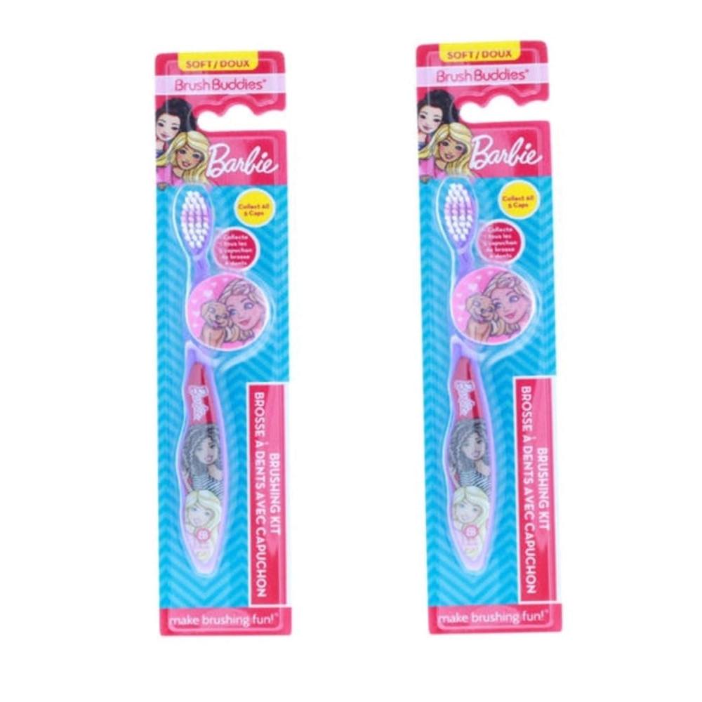 image:imageBrush Buddies Barbie Toothbrush with Cap Pack of 1