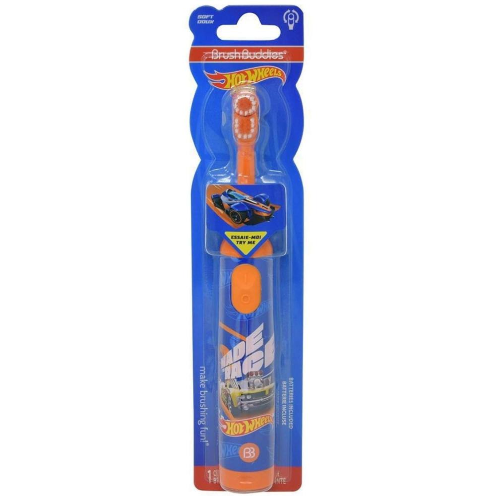image:imageBrush Buddies Hot Wheels Electric Toothbrush Kids Electric Toothbrushes Battery Toothbrush Toddler Electric Toothbrush for Kids 47