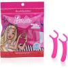 image:imageBrush Buddies Barbie Kids Flossers 36 Count Pink Dental Floss Picks for Children Bubble Gum Flavor Fun Oral Care Easy Grip Tooth Cleaning Toddler Dental Flossers Barbie Themed1